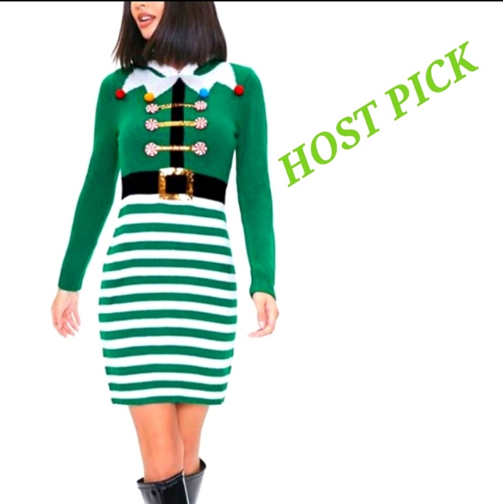 Elf sweater dress